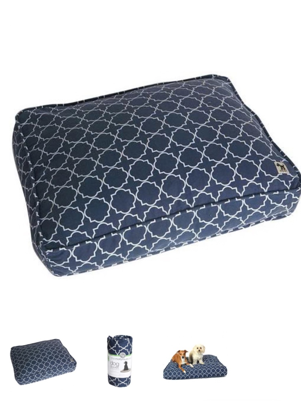 Molly Mutt DIY a dog bed stuff sack / fillable dog Bed Romeo and Juliet Duvet